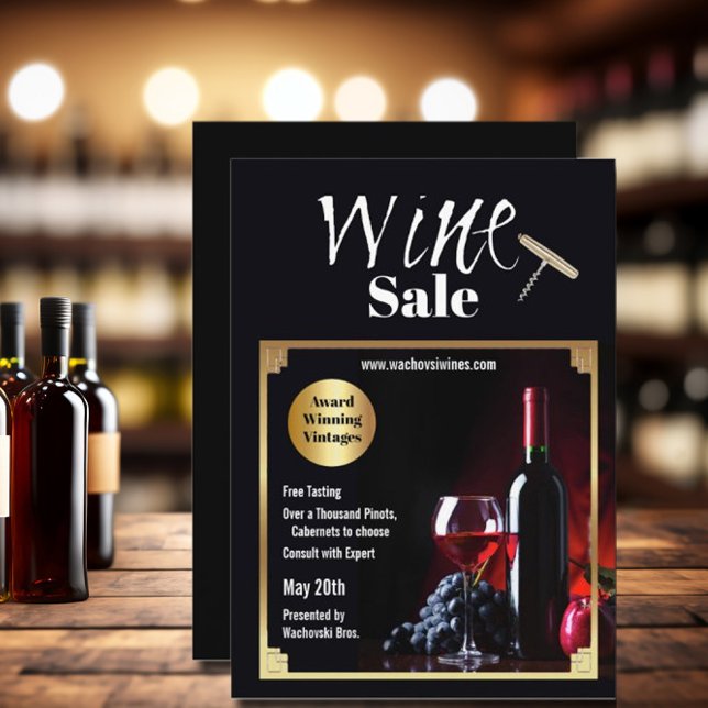 wine sale invitation (Creator Uploaded)