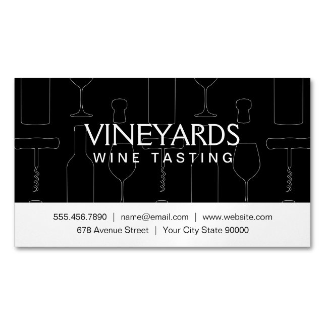 Wine Set Business Card (Front)