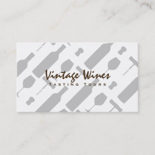 Wine Set   Vintage Business Card