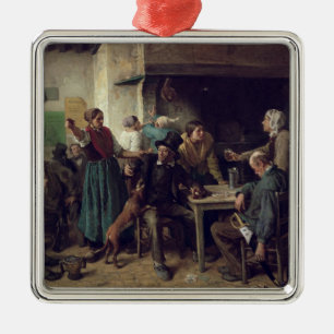 Wine Shop Monday, 1858 Metal Tree Decoration