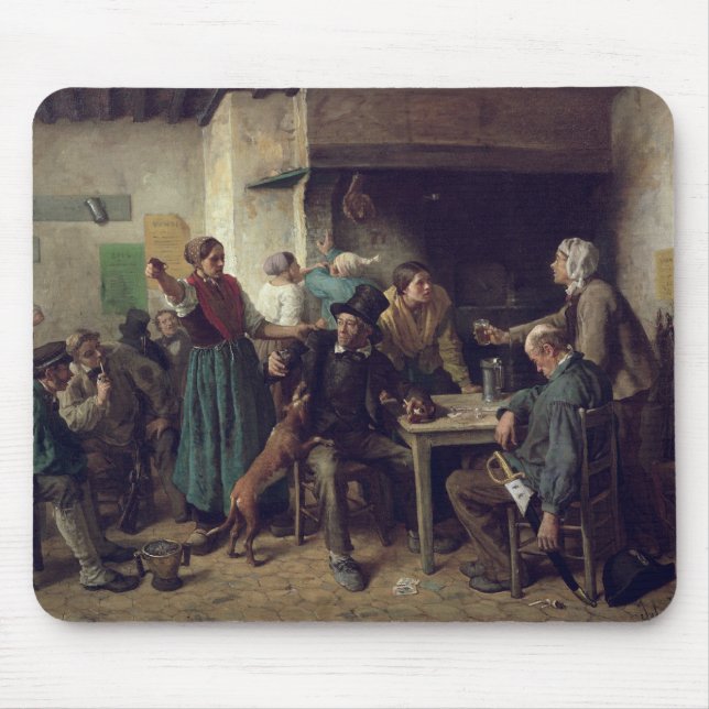 Wine Shop Monday, 1858 Mouse Mat (Front)