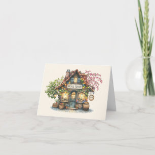 WINE Shop Note Card or Thank You