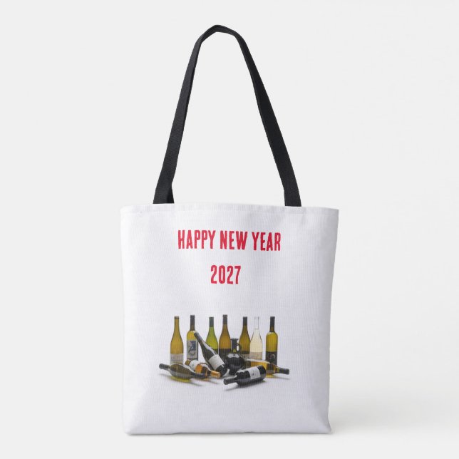 Wine Shopping ToTe Bag (Back)