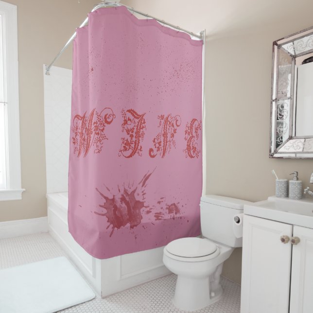 Wine Shower Curtain (In Situ)