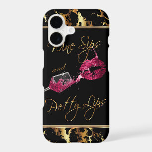 Wine Sips and Pretty Lips - Pink