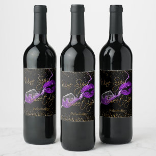 Wine Sips 🍷 and Sweet Lips - Purple Label
