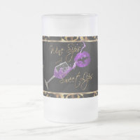 Wine Sips and Sweet Purple Lips - Marble