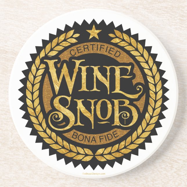 Wine Snob Coaster (Front)
