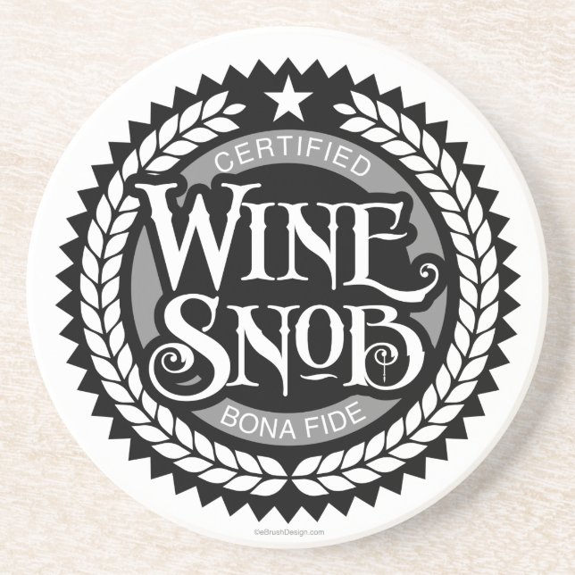 Wine Snob Coaster (Front)