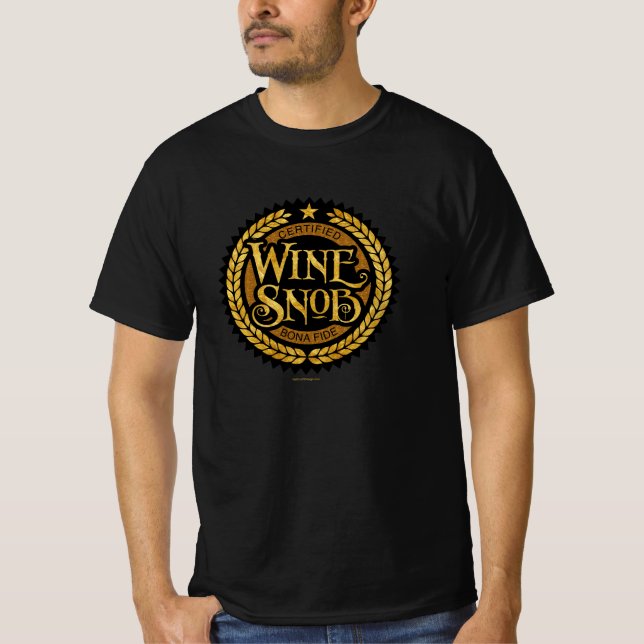 Wine Snob T-Shirt (Front)