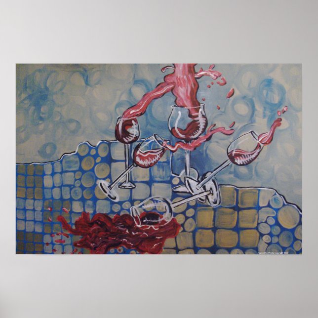 Wine Spill Poster (Front)
