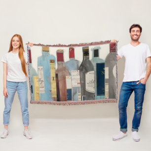 Wine & Spirits Throw Blanket