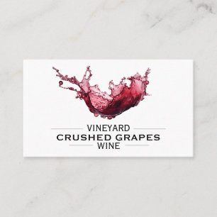 Wine Splash Tastings Business Card