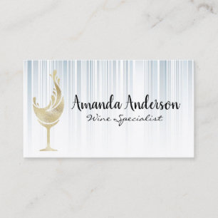 Wine Splash Vineyard Winery Business Card