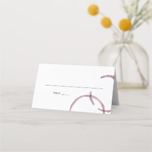 Wine Stains Winery Escort Place Card SET