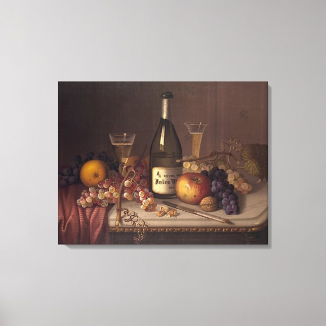 Wine Still Life Canvas Print (Front)