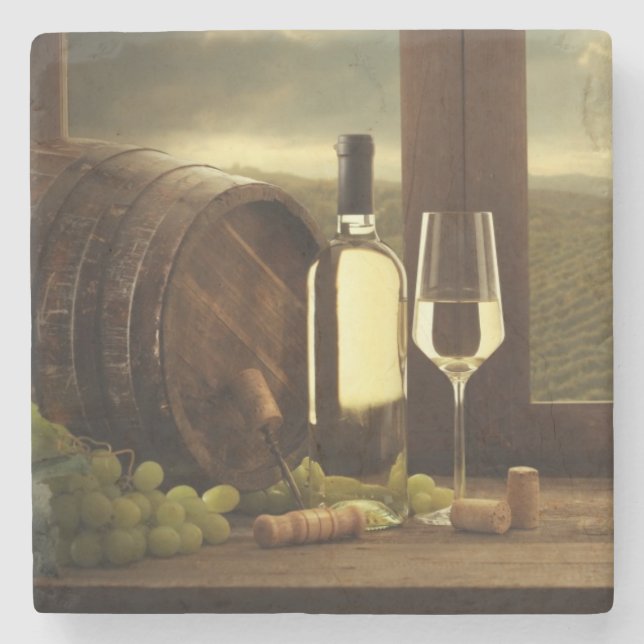 Wine Stone Coaster (Front)
