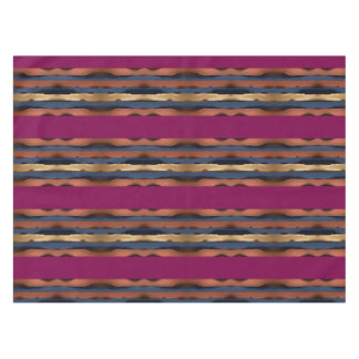 Wine striped  tablecloth