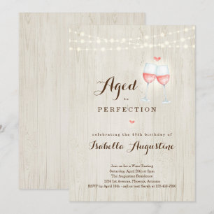 Wine Tasting Birthday Party Invitation