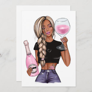 Wine Tasting Bridal Shower Invitation