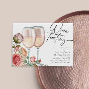 Wine Tasting Bridal Shower Invitation