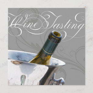 Wine Tasting Dinner Party Invitation