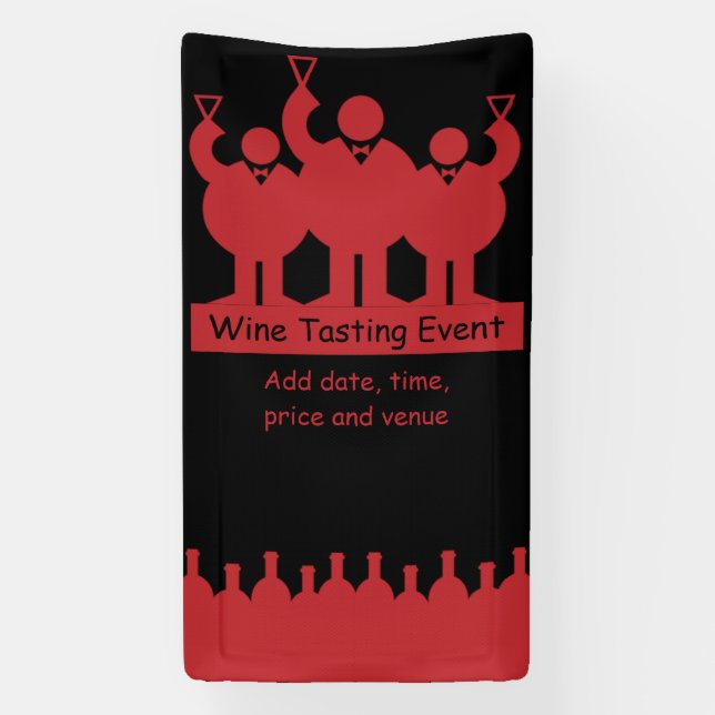 Wine Tasting Event Promotion  Banner (Vertical)