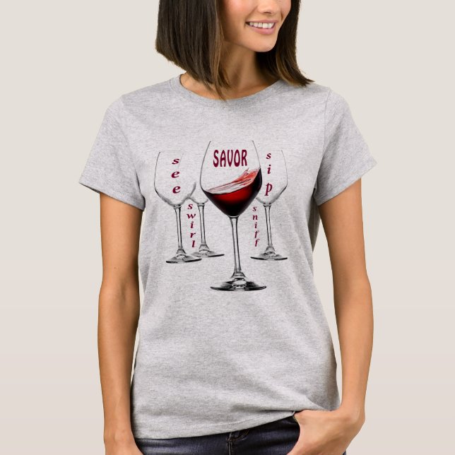 Wine Tasting Five S T-Shirt (Front)