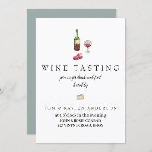 wine tasting invitation