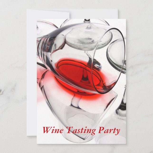 Wine Tasting Party Invitation (Front)