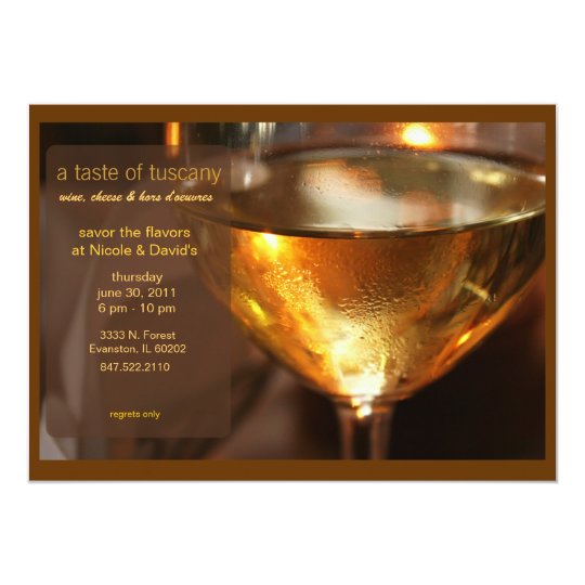 wine tasting party invitation