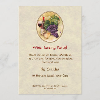 Wine Tasting Party Invitation