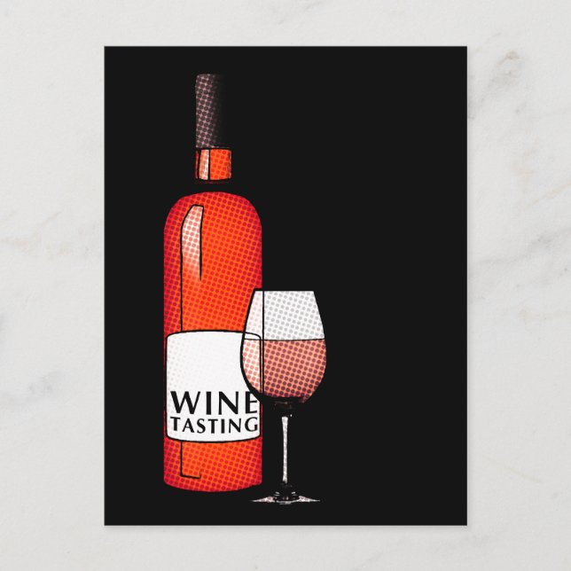 wine tasting party invitation (Front)