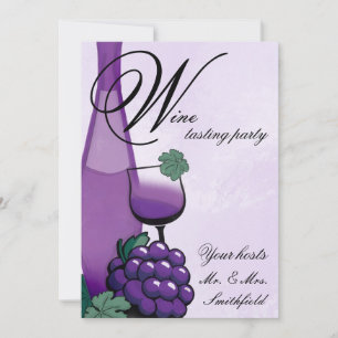 Wine Tasting Party Invitation