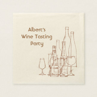 Wine Tasting Party Napkin
