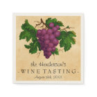 Wine Tasting Party Vintage Grapes Personalised