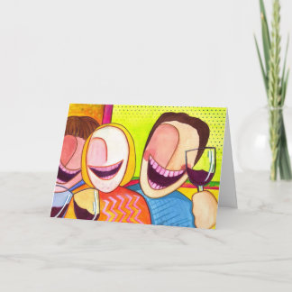 "Wine Teeth" Card