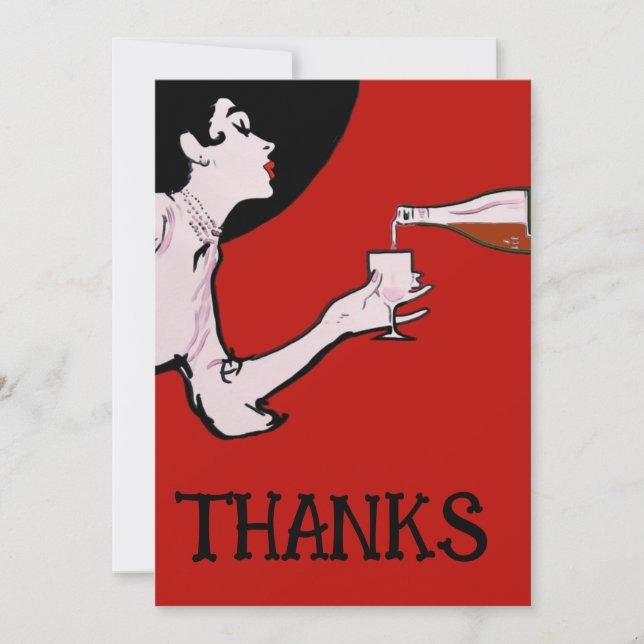 Wine, thanks,  (Front)