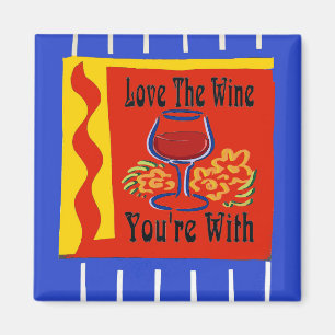Wine, Thanks, edit text Magnet