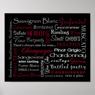 Wine Theme Poster