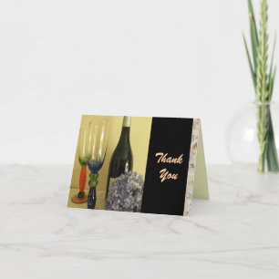Wine Theme Thank You Card