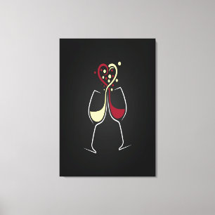 Wine Time Canvas Print