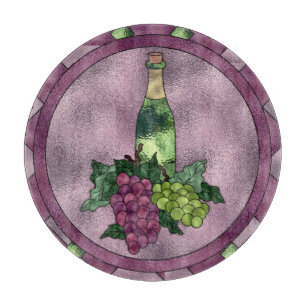 Wine Time Cutting Board