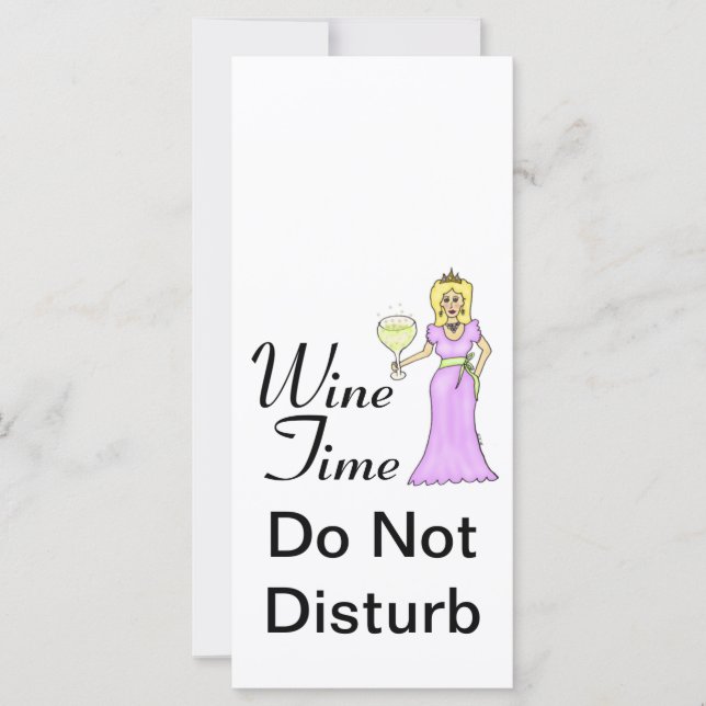 "Wine Time" WineWomenDesigns.com Promotional (Front)