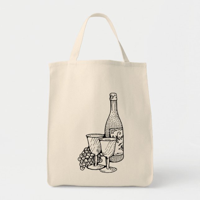 Wine Tote Bag (Front)