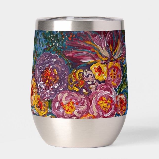 Wine Tumbler hot or cold thermal (Back)