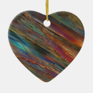 Wine under the microscope - Pinot grigio Ceramic Tree Decoration