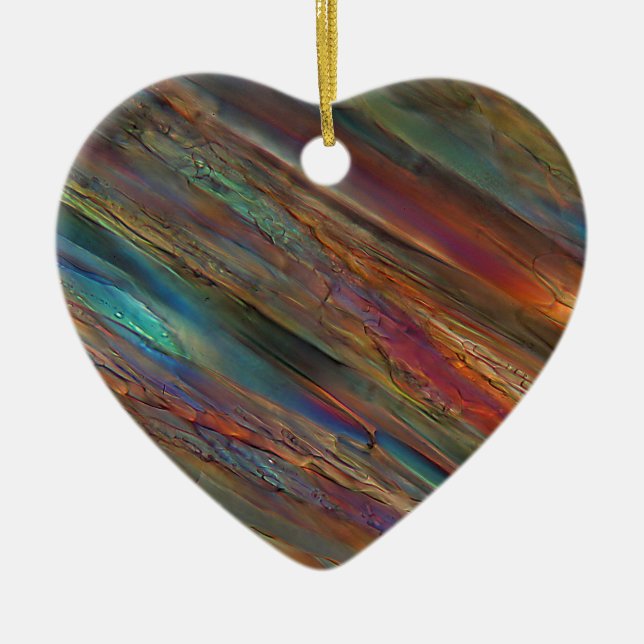 Wine under the microscope - Pinot grigio Ceramic Tree Decoration (Front)