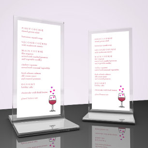 Wine Valentine's Day Party Menu