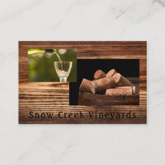 Wine Vineyard Business Card